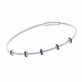 The Sovereign Sapphire Bracelet - White Gold